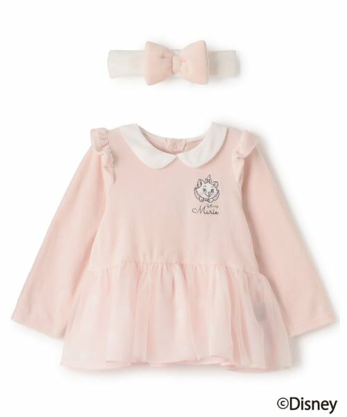 petit main / プティマイン Tシャツ | 【WEB限定】【Disney/リンク】なりきり長袖チュニック（ピンク）