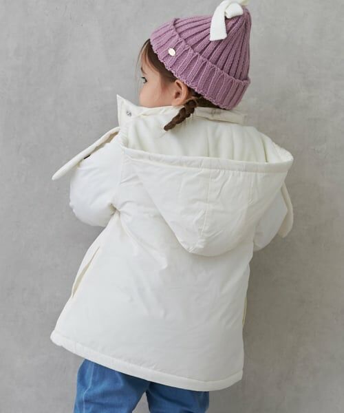 petit main / プティマイン ブルゾン | 【WEB限定販売/洗える】ロング中綿ジャケット | 詳細1