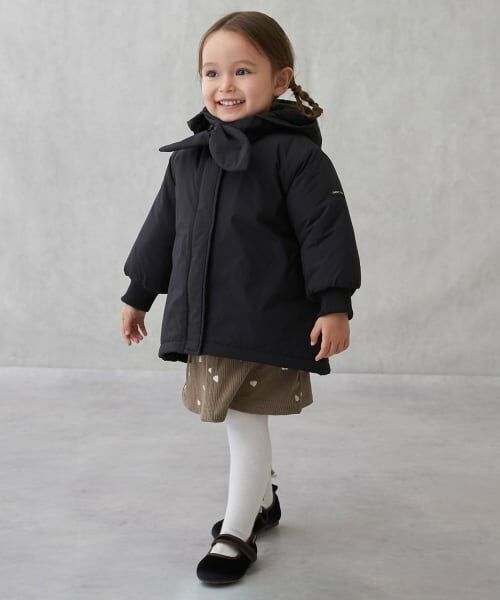 petit main / プティマイン ブルゾン | 【WEB限定販売/洗える】ロング中綿ジャケット | 詳細6