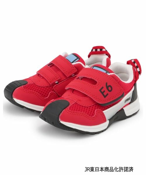 petit main / プティマイン スニーカー | 【IFME】トレインスニーカー（赤）