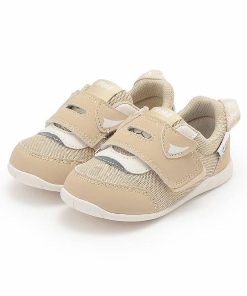 petit main / プティマイン スニーカー | 【IFME】アニマルスニーカー2（ベージュ）