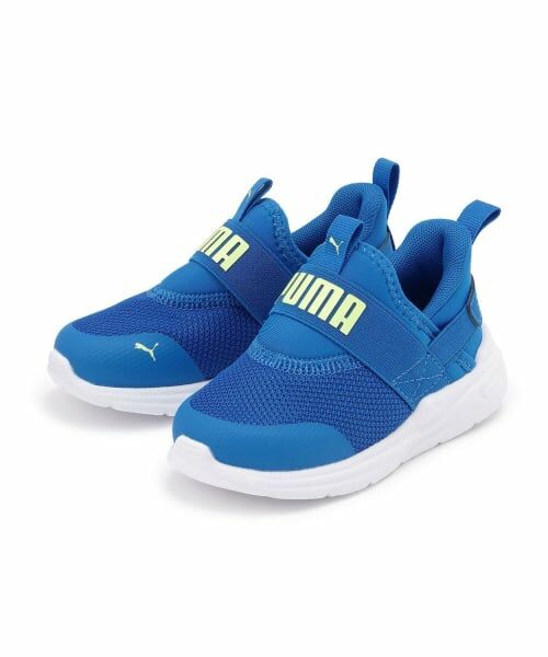 petit main / プティマイン スニーカー | 【PUMA】ソフトワイヤード2イーズインスニーカー（ブルー）