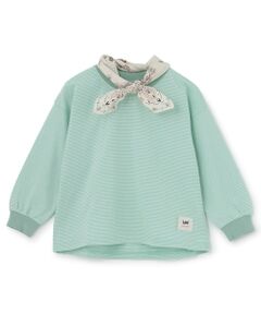 petit main / プティマイン Tシャツ | 【Lee】バンダナ付きビッグシルエット長袖Tシャツ