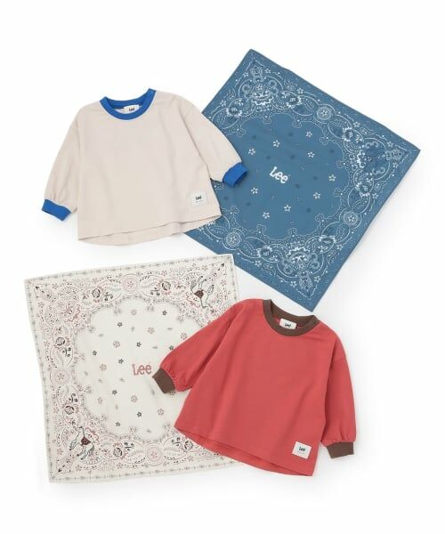 petit main / プティマイン Tシャツ | 【Lee】バンダナ付きビッグシルエット長袖T | 詳細14