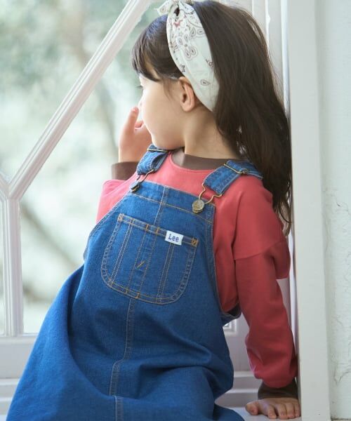 petit main / プティマイン Tシャツ | 【Lee】バンダナ付きビッグシルエット長袖T | 詳細3