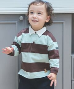 petit main / プティマイン Tシャツ | 【リンク】ボーダーラガー長袖Tシャツ