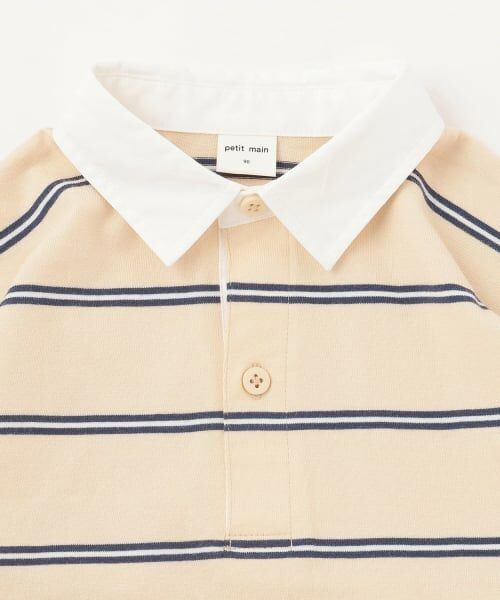 petit main / プティマイン Tシャツ | 【リンク】ボーダーラガー長袖Tシャツ | 詳細11