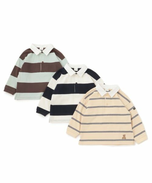 petit main / プティマイン Tシャツ | 【リンク】ボーダーラガー長袖Tシャツ | 詳細18