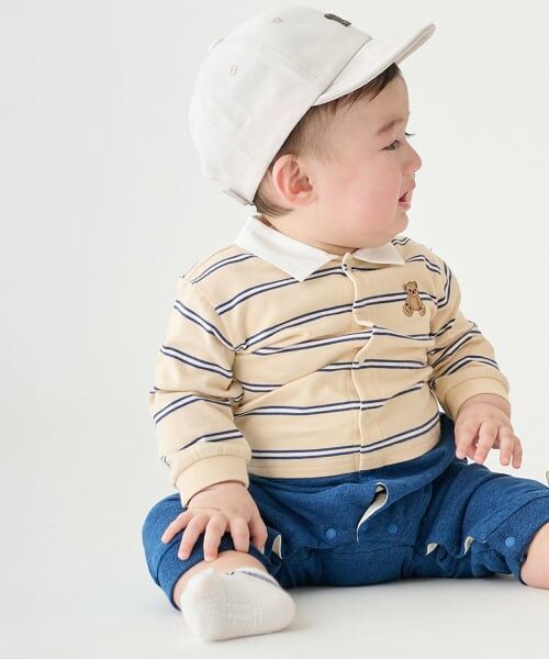 petit main / プティマイン Tシャツ | 【リンク】ボーダーラガー長袖Tシャツ | 詳細6