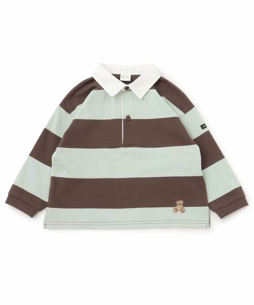 petit main / プティマイン Tシャツ | 【リンク】ボーダーラガー長袖Tシャツ | 詳細7