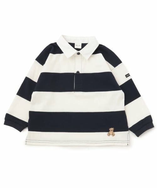 petit main / プティマイン Tシャツ | 【リンク】ボーダーラガー長袖Tシャツ | 詳細8