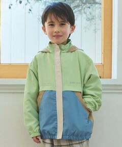 petit main / プティマイン ブルゾン | 【撥水加工】配色ウィンブレ