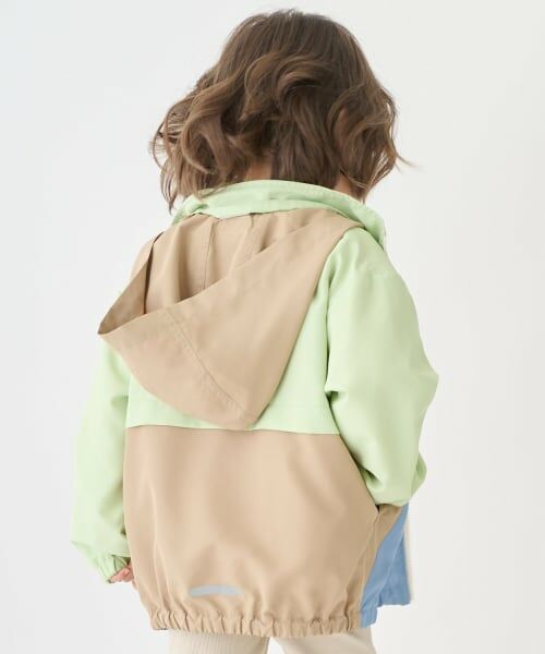 petit main / プティマイン ブルゾン | 【撥水加工】配色ウィンブレ | 詳細1