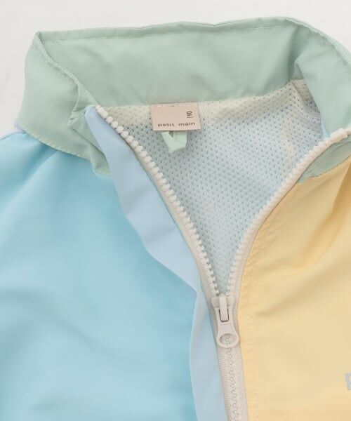 petit main / プティマイン ブルゾン | 【撥水加工】配色ウィンブレ | 詳細10