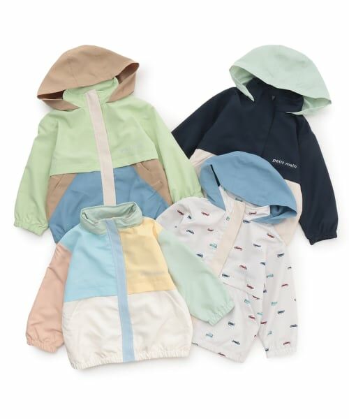 petit main / プティマイン ブルゾン | 【撥水加工】配色ウィンブレ | 詳細16