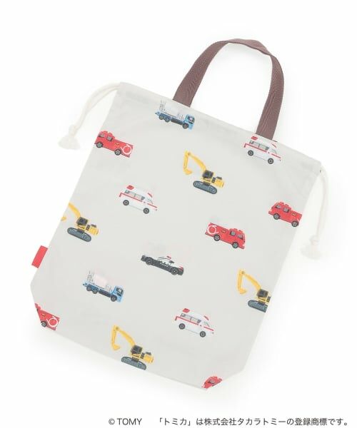 petit main / プティマイン ポーチ | 【TOMICA】お着替え巾着 | 詳細1