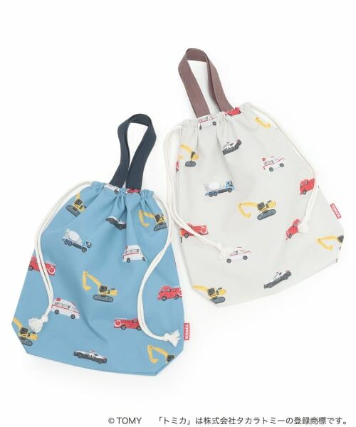 petit main / プティマイン ポーチ | 【TOMICA】お着替え巾着 | 詳細6