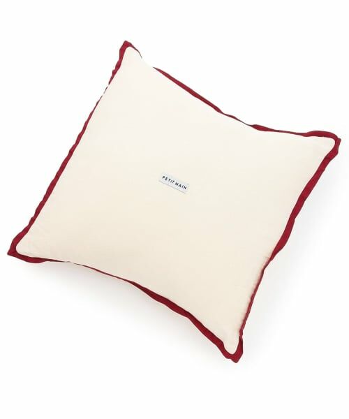 petit main / プティマイン その他 | アソートモチーフスクウェアクッション/LG（赤）