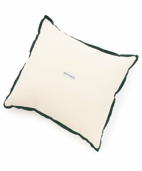 petit main / プティマイン その他 | アソートモチーフスクウェアクッション/LG（グリーン）