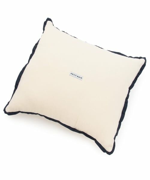 petit main / プティマイン その他 | アソートモチーフスクウェアクッション/LG（紺）