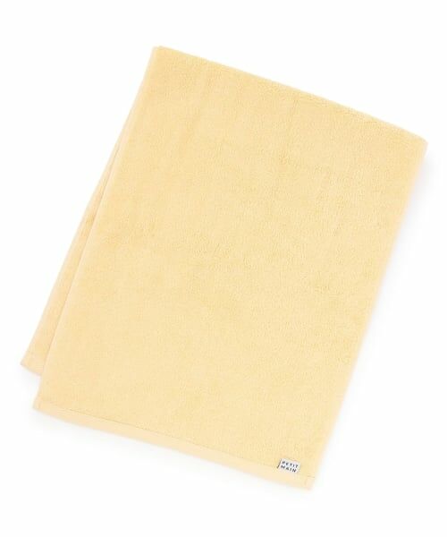 petit main / プティマイン タオル | ふわふわフェイスタオル/LG（黄）