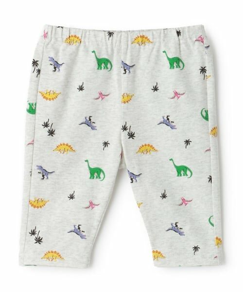 petit main / プティマイン その他パンツ | 【プティプラ】BOYS７分丈レギンス（シロ杢）