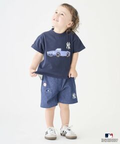 petit main / プティマイン ショート・ハーフ・半端丈パンツ | 【MLB】カットハーフパンツ