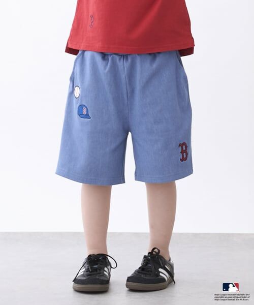 petit main / プティマイン ショート・ハーフ・半端丈パンツ | 【MLB】カットハーフパンツ | 詳細1