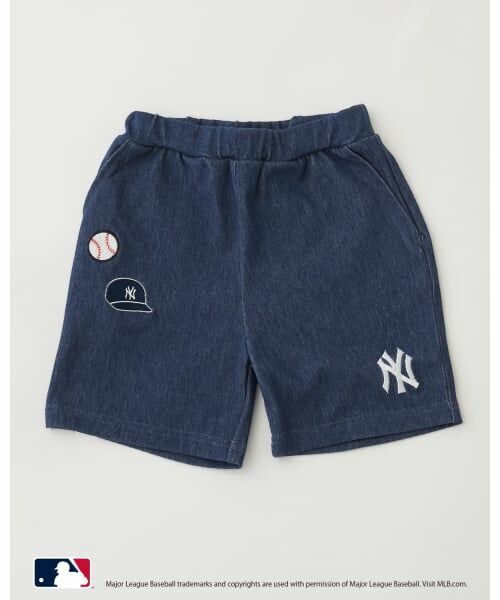 petit main / プティマイン ショート・ハーフ・半端丈パンツ | 【MLB】カットハーフパンツ | 詳細13