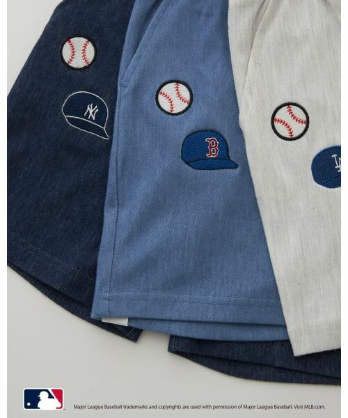 petit main / プティマイン ショート・ハーフ・半端丈パンツ | 【MLB】カットハーフパンツ | 詳細24