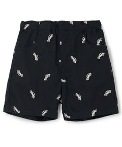 petit main / プティマイン ショート・ハーフ・半端丈パンツ | 刺しゅう柄ハーフパンツ