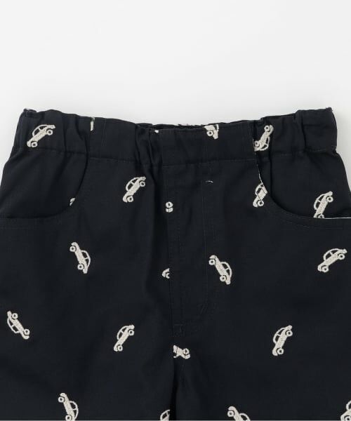 petit main / プティマイン ショート・ハーフ・半端丈パンツ | 刺しゅう柄ハーフパンツ | 詳細2