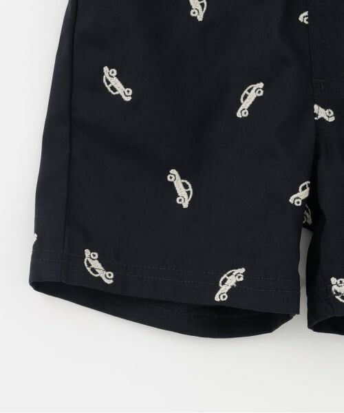 petit main / プティマイン ショート・ハーフ・半端丈パンツ | 刺しゅう柄ハーフパンツ | 詳細5