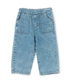 petit main / プティマイン その他パンツ | 柔らか加工デニムロングパンツ