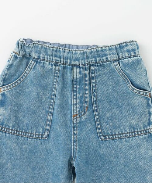 petit main / プティマイン その他パンツ | 柔らか加工デニムロングパンツ | 詳細2