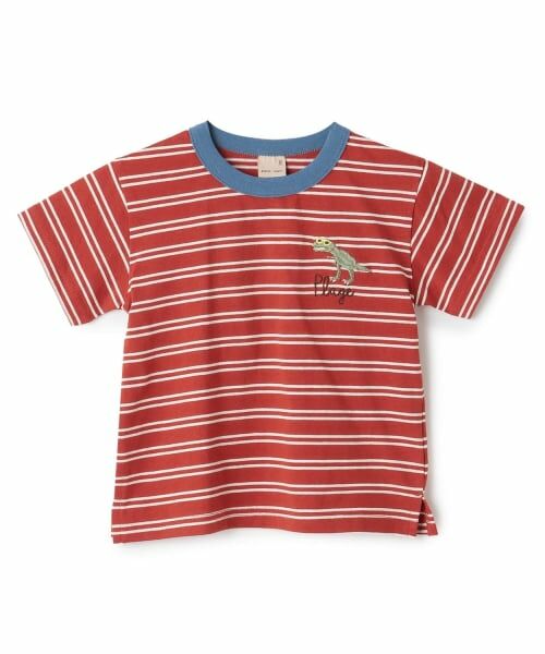 petit main / プティマイン Tシャツ | 【プティプラ】BOYS半袖Tシャツ（赤）