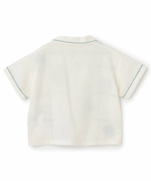 petit main / プティマイン シャツ・ブラウス | 【リンク】インド綿刺しゅうシャツ | 詳細1