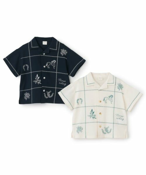 petit main / プティマイン シャツ・ブラウス | 【リンク】インド綿刺しゅうシャツ | 詳細14