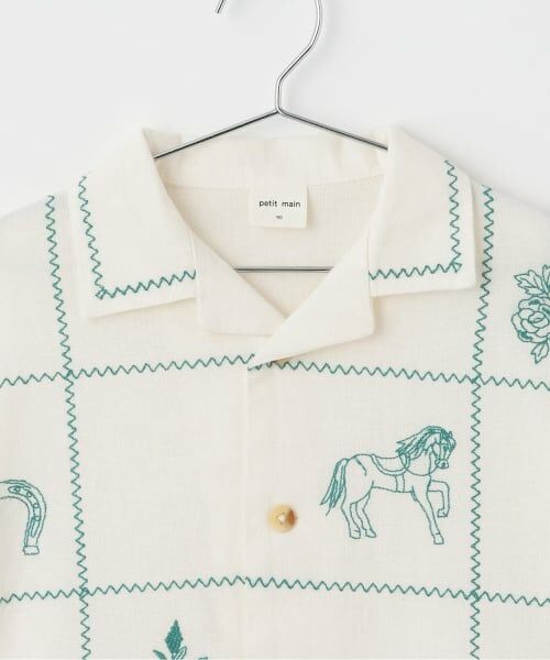 petit main / プティマイン シャツ・ブラウス | 【リンク】インド綿刺しゅうシャツ | 詳細2