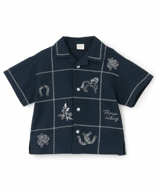 petit main / プティマイン シャツ・ブラウス | 【リンク】インド綿刺しゅうシャツ | 詳細8