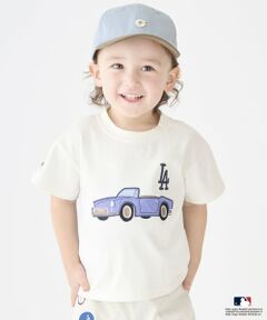 petit main / プティマイン Tシャツ | 【MLB】車アップリケTシャツ