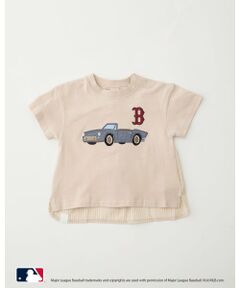 petit main / プティマイン Tシャツ | 【MLB】車アップリケTシャツ