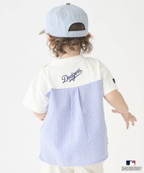 petit main / プティマイン Tシャツ | 【MLB】車アップリケTシャツ | 詳細1