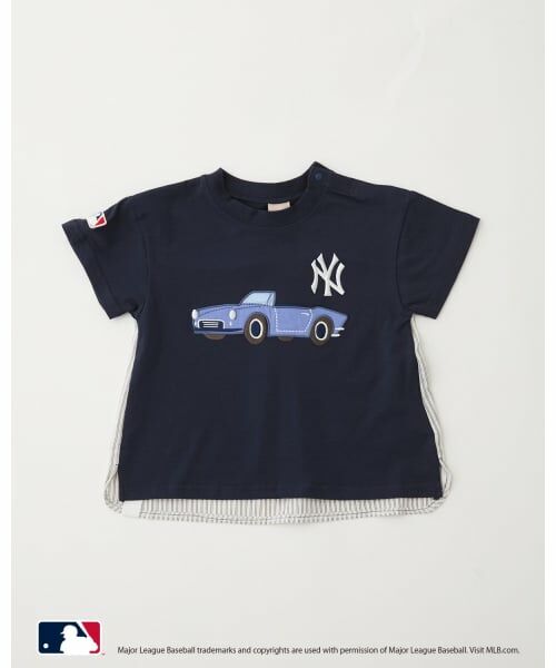 petit main / プティマイン Tシャツ | 【MLB】車アップリケTシャツ | 詳細10
