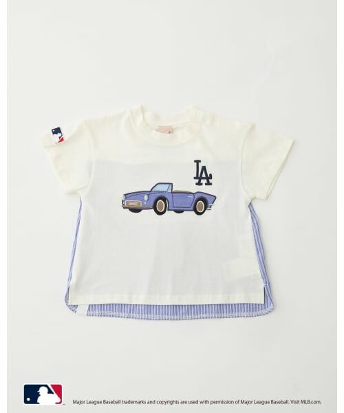 petit main / プティマイン Tシャツ | 【MLB】車アップリケTシャツ | 詳細11