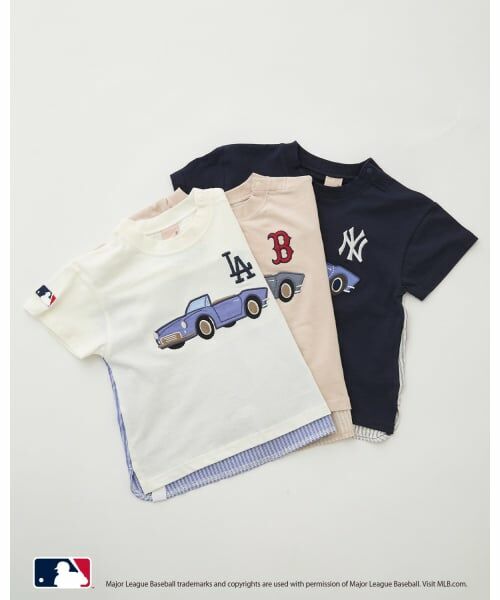 petit main / プティマイン Tシャツ | 【MLB】車アップリケTシャツ | 詳細24