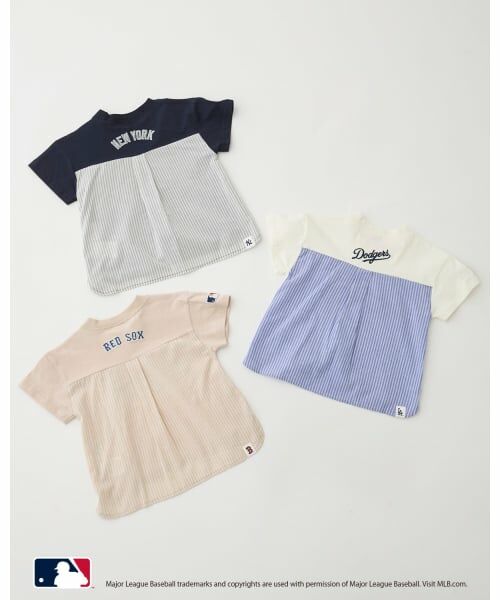 petit main / プティマイン Tシャツ | 【MLB】車アップリケTシャツ | 詳細25