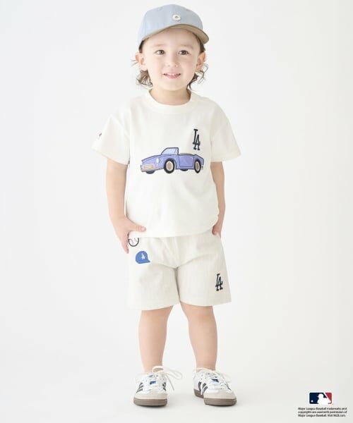 petit main / プティマイン Tシャツ | 【MLB】車アップリケTシャツ | 詳細3