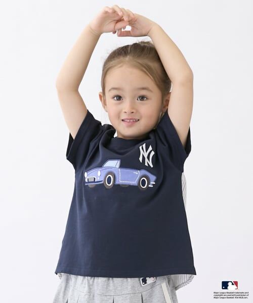 petit main / プティマイン Tシャツ | 【MLB】車アップリケTシャツ | 詳細4