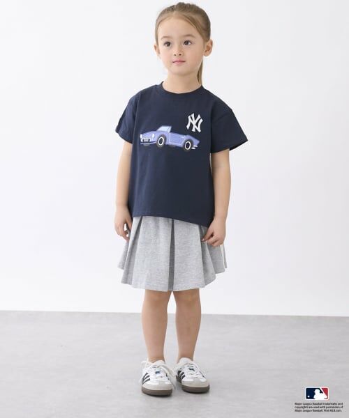 petit main / プティマイン Tシャツ | 【MLB】車アップリケTシャツ | 詳細7